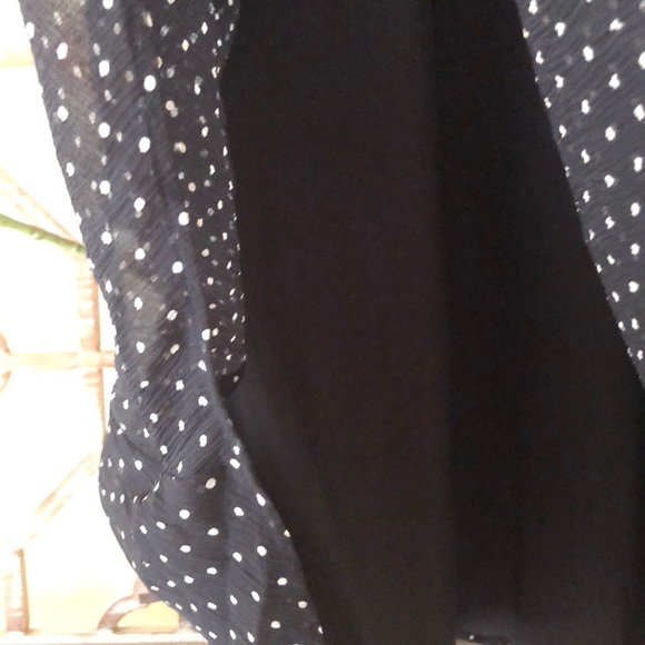 J Crew black polka dot silk sleeveless dress - Picture 5 of 8